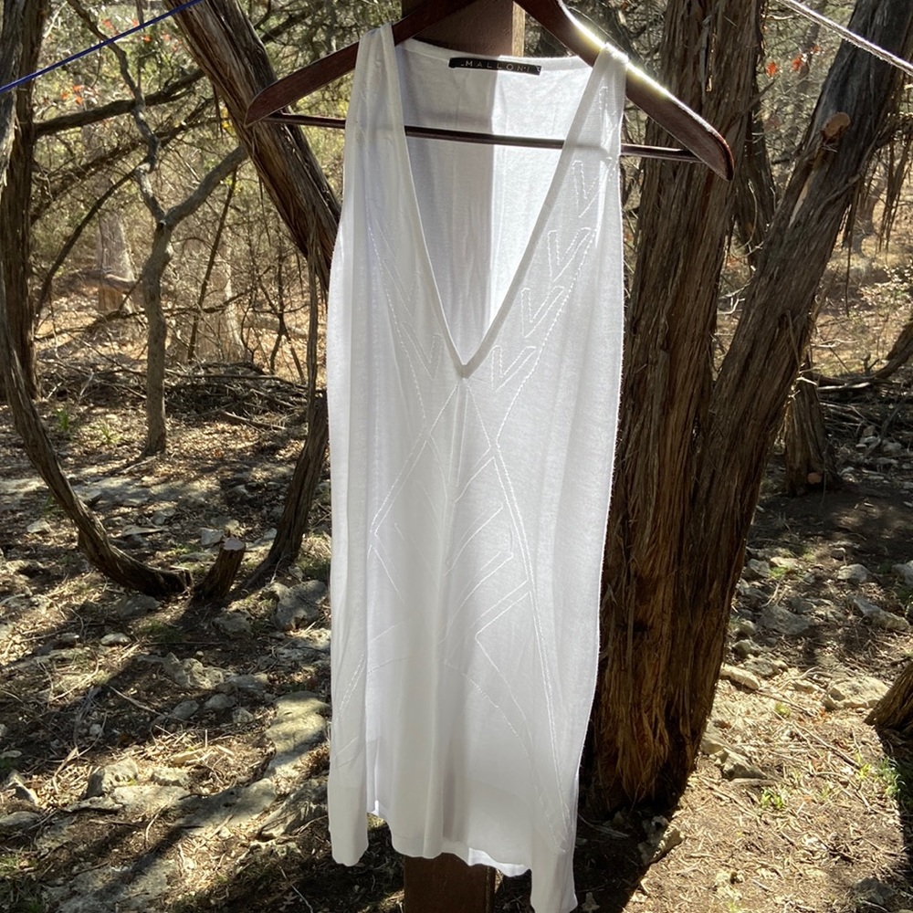 Exquisite Italian designer Malloni knitted dress
